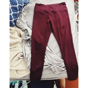 Maroon Leggings